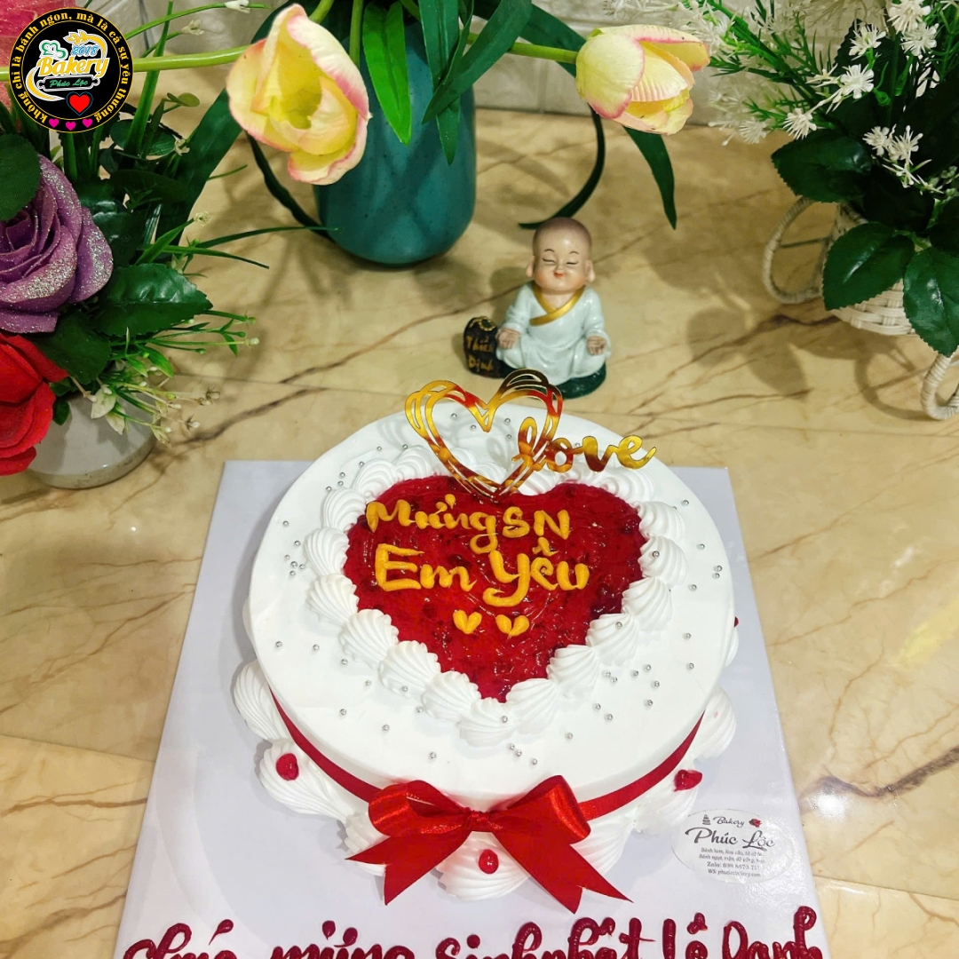 Bánh kem valentine A1