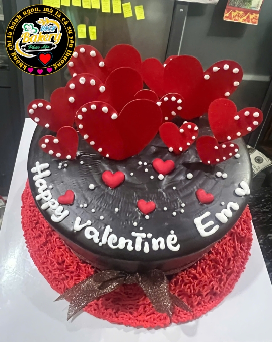 Bánh kem Valentine A5